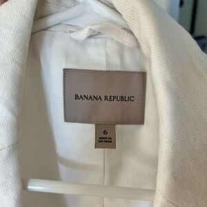 Banana Republic Cream Blazer